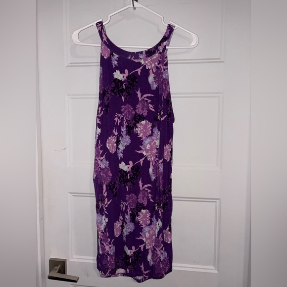 Maternity Purple-Pink Floral Sleeveless feminine top XXL for pregnant women - Picture 6 of 6